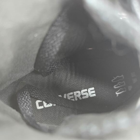 Converse Chuck Taylor All Star Shoes Womens 6.5 Black Jersey Quilted Hi Sneakers - Picture 6 of 8